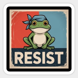 Portland-Frog Sticker